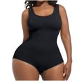 thumbnail image 1 of Yuyuzo Justaucorps Grande Taille pour Femmes Contrôle du Ventre Combinaisons Sans Manches Col Rond Sans Couture Compression Ajustée, 1 of 4