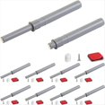 thumbnail image 1 of Paquete de 10 Herrajes para Gabinetes con Pestillo y Cerradura A Presión para Puertas Ocultas, Pestillos Táctiles y Pestillo de Liberación A Presión para Cajones Largos, 1 of 6