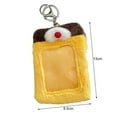 thumbnail image 3 of YAOMOBB School Bag Hanging Card Holder Cartoon Plush Card Holder Keychain Fuzzy Cute Storage Display Cover Sleeve, 3 of 7