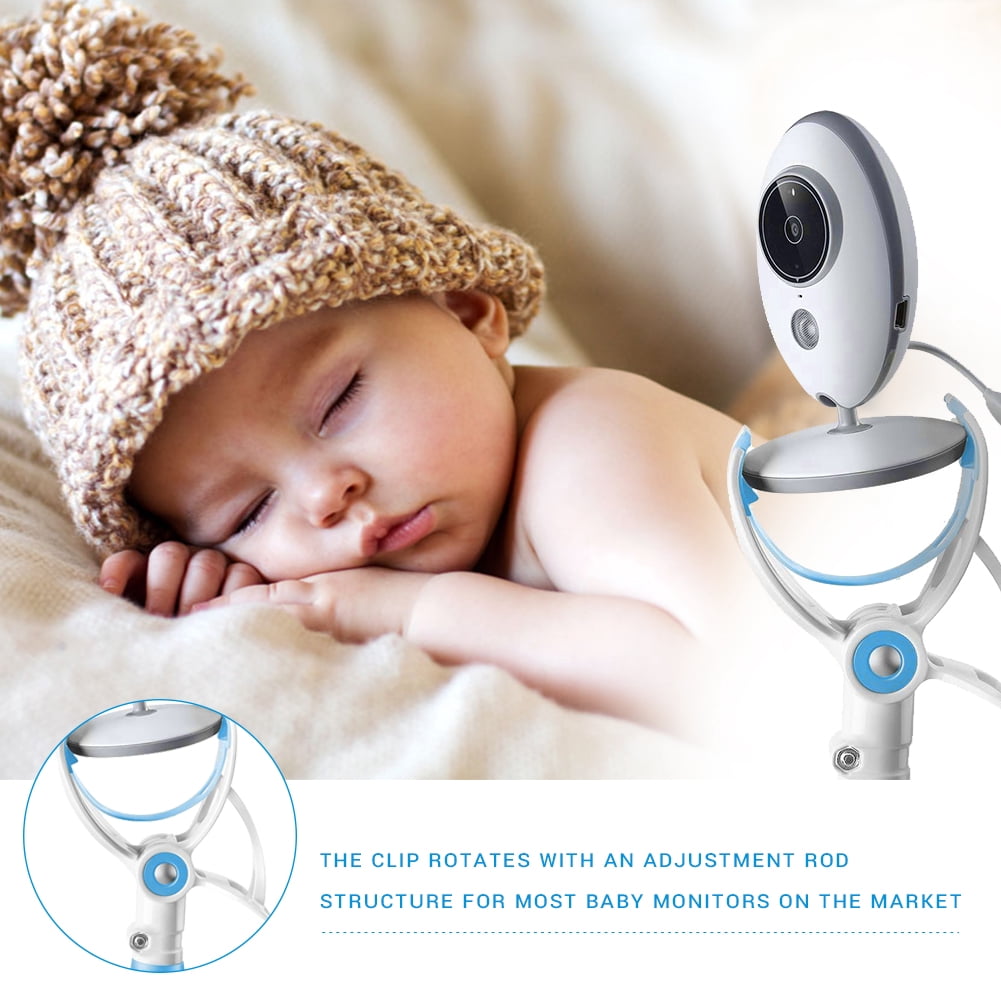 Universal 360° Rotation Baby Monitor Holder with Anti Slip Reinforcement Pad