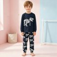 thumbnail image 2 of TOWED22 Little Boys Girls Pajamas 2Pcs Long Sleeve Crewneck Top and Elastic Waist Pants Print Sleepwear Pjs Toddlers, 2 of 8