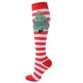 thumbnail image 1 of Calcetines de compresión para Navidad, Halloween, transpirables, para adultos, para ciclismo y running, 1 of 6