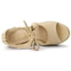 thumbnail image 5 of Sandalias de cuña Allegra K Alpargatas Correa de tobillo Mujeres Beige 41, 5 of 7