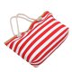 thumbnail image 1 of Women Handbag Tote Bag for Shopping Beach Daily Use Red Canvas Large Storage Capacity 1Pcs, 1 of 4