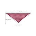 thumbnail image 3 of INSPIRE CHIC Shawls and Wraps for Evening Dresses, Lace Mesh Fringe Triangle Scarves for Wedding Formal Party 70.9"x27.6" Wine Red, 3 of 5