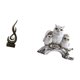 thumbnail image 5 of Figuras abstractas de búhos en forma de fuego, estatuas artísticas, adornos, animales artificiales, artesanías de resina con detalles artísticos, idea, 5 of 8