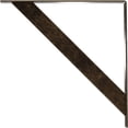 thumbnail image 4 of Ekena Millwork 2"W x 24"D x 24"H Traditional Steel Bracket, Antiqued Pale Gold, 4 of 13