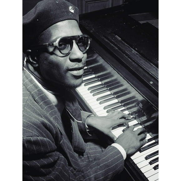 Bumblebeaver Vieux PORTRAIT PHOTO Légende JAZZ THELONIOUS Moine COOL GUY Affiche Imprimée