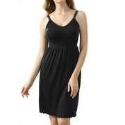 iLoveSIA Women's Maternity Breastfeeding Dress Nursing Nightgown Black Size XXL Fit 38BC 36CD 40AB