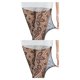thumbnail image 1 of sweethay Medias con estampado de flores de malla transpirable para mujer, pantimedias huecas de encaje, medias ultrafinas No.01 2piezas sweethay CBP004466, 1 of 5