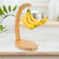 thumbnail image 5 of Bamboo Fruit Hanger Banana Holder Stand Modern Banana Keeper Banana Storage Stand Kitchen Hanger, 5 of 8