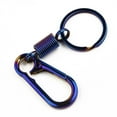 thumbnail image 2 of Universal Burn Blue Diy Motorcycle Key Cover Case Shell with Key Ring, 2 of 7