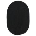 thumbnail image 1 of Colonial Mills Rug BR42R096X132 Boca Raton - Black 8 ft. x11 ft. Braided Rug, 1 of 1
