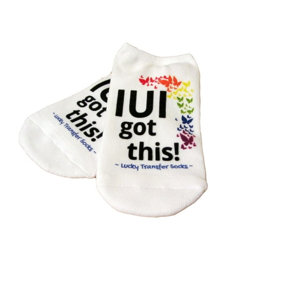 IUI got this Lucky IVF Transfer Socks - Womens Medium No Show