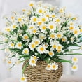 thumbnail image 5 of Gnwei 24 Bundles Artificial Silk Flowers for Outdoors, Fake Plants Faux Greenery for Indoor Outside Garden Porch Window Hanging Planter Office Table Home Decoration, 5 of 8
