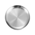 thumbnail image 1 of 1Pc Stainless Steel Round Plate Bone Spitting Dish Shallow Tray Metal Camping Plate Dining Disc BBQ Picnic Dishes Cookware, 1 of 5