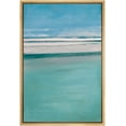 thumbnail image 4 of PixonSign Framed Canvas Print Wall Art Abstract Beach and Seashore Scenic Shapes Illustrations Modern Art Contemporary Dramatic Multicolor Ultra for Living Room, Bedroom, Office - 24"x36" Natural, 4 of 5