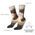 thumbnail image 4 of Fuzoiu Friendship Dragon Print Athletic Crew Socks for Men & Women,Casual Crew Socks,Above Ankle Crew Socks for Business, Casual, 4 of 6