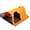 Orange, variant on Collapsible Multi Space Cat Cave Tunnel with Cardboard Scratcher, Indoor Entertainment Rest Hideout for Large Cat Breeds Saffron
