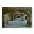 thumbnail image 1 of Vintage Cutting Board, Brick Arches Dry Tortugas Old Fort Historic Heritage Tourist Attraction Vintage Design, Decorative Tempered Glass Cutting and Serving Board, Small Size, Brown, by Ambesonne, 1 of 1
