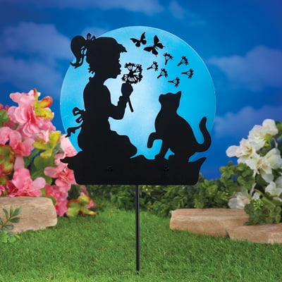 Collections Funtime Girl And Cat Solar Shadow Garden Stake Decoration Grlncat Com - Cat Solar Garden Stakes Collections Funtime Girl And Cat Solar Shadow Garden Stake Decoration Grlncat Com - Cat Solar Garden Stakes