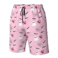 thumbnail image 4 of Logiee Bat And Pumpkin Print Mens Swim Trunks Quick Dry Board Shorts,Breathable Hawaii Beach Shorts Swimwear Bathing Suits-3X-Large, 4 of 6