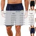 thumbnail image 3 of Men's Athletic Shorts 8" Inseam Quick Dry Zipper Pockets Short Pants Casual Above Knee Length Summer Workout Activewear Beach Loungewear, 3 of 9