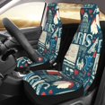 thumbnail image 3 of Fotbe France and Paris Pattern Automotive Seat Covers for Cars Trucks and SUVs – Car Seat Covers for Front Seats,Protective Seat Covers,Vehicle Seat Covers, Set of 2, 3 of 9