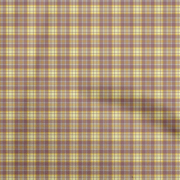 oneOone Cotton Jersey Wine Fabric Check Quilting Supplies Print Sewing Fabric By The Yard 58 Inch Wide