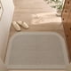 thumbnail image 1 of Nvzi Alfombra de baño, alfombra de baño peluda de felpa antideslizante, lavable a máquina y seca, Gray, 24 x 16 pulgadas, 1 of 5
