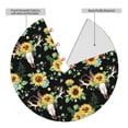 thumbnail image 2 of Yiaed Sunflower Skull Boho Print Christmas Tree Skirt , Tree SkirtsTree Mat for Christmas Winter Holiday Indoor Decorations-36", 2 of 7