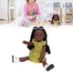 thumbnail image 5 of Muñeca Negra, Encantadora Muñeca De Vinilo Exquisita De Regalo De Cumpleaños A La Moda Con Gafas Para El Dormitorio Del Hogar Universal Otros, 5 of 8