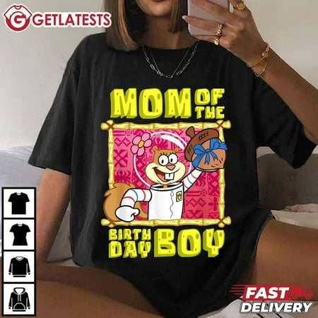 Sandy Cheeks Mom of the Birthday Boy SpongeBob T-Shirt