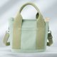 thumbnail image 1 of Bolso Hobo de moda de lona con cremallera para mujer impermeable de gran capacidad (verde), 1 of 6