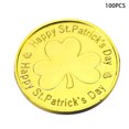 thumbnail image 2 of Monedas de oro del Día de San Patricio para juegos de mesa/fichas/juguetes (100 piezas de oro) JShteea libre de BPA, 2 of 2