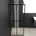 thumbnail image 4 of vidaXL Walk-in Shower Enclosure Bathroom Wall Panel Screen Tempered Glass, 4 of 20