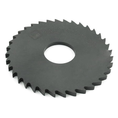 Hss Replacement Blade - HSS 36 Peg Teeth 75mm x 3.5mm x 22mm Black Slitting Saw Replacement