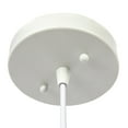 thumbnail image 6 of Robert Stevenson Lighting Sienna - Boho Ceramic Ceiling Light with White Fabric Cord, Matte White, 6 of 10
