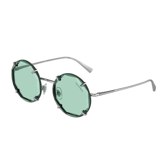 Tiffany & Co. TF 3091 Metal Womens Geometric Sunglasses Silver 52mm Adult