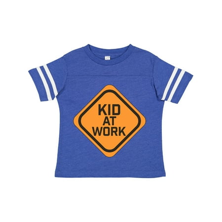 

Inktastic Kid at Work Construction Sign Gift Toddler Boy or Toddler Girl T-Shirt
