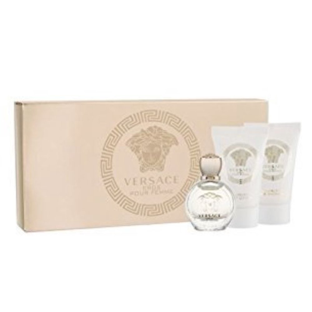 Versace Versace Eros Pour Femme Perfume Gift Set for Women, 3 Pieces