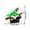 Green, variant on Roiihwy Halloween Decorations Plastic Skeleton, Colored Pendant Set, Hanging Ornament for Party, 9 Pack Black