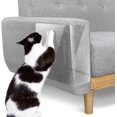 thumbnail image 4 of Precio sorpresa!2/4/6/10PCS Protectores de muebles contra rasguños de gatos Protector autoadhesivo transparente para muebles Sofá Etiqueta antiarañazos para muebles con garras de mascotas Prote, 4 of 9