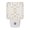 Beige, variant on Mosaic Grid LED Night Light, Minimalist Aqua Green Curved Arcs Quarter Circles Night Lights plug into Wall with Smart Sensor Dusk to Dawn Sensor for Nursery Bedroom 2.95x4.5in