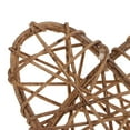 thumbnail image 4 of 5 bolas de mimbre de ratán para centros de mesa de boda, en forma de ellas Corazón Marrón 5 Piezas, 4 of 7