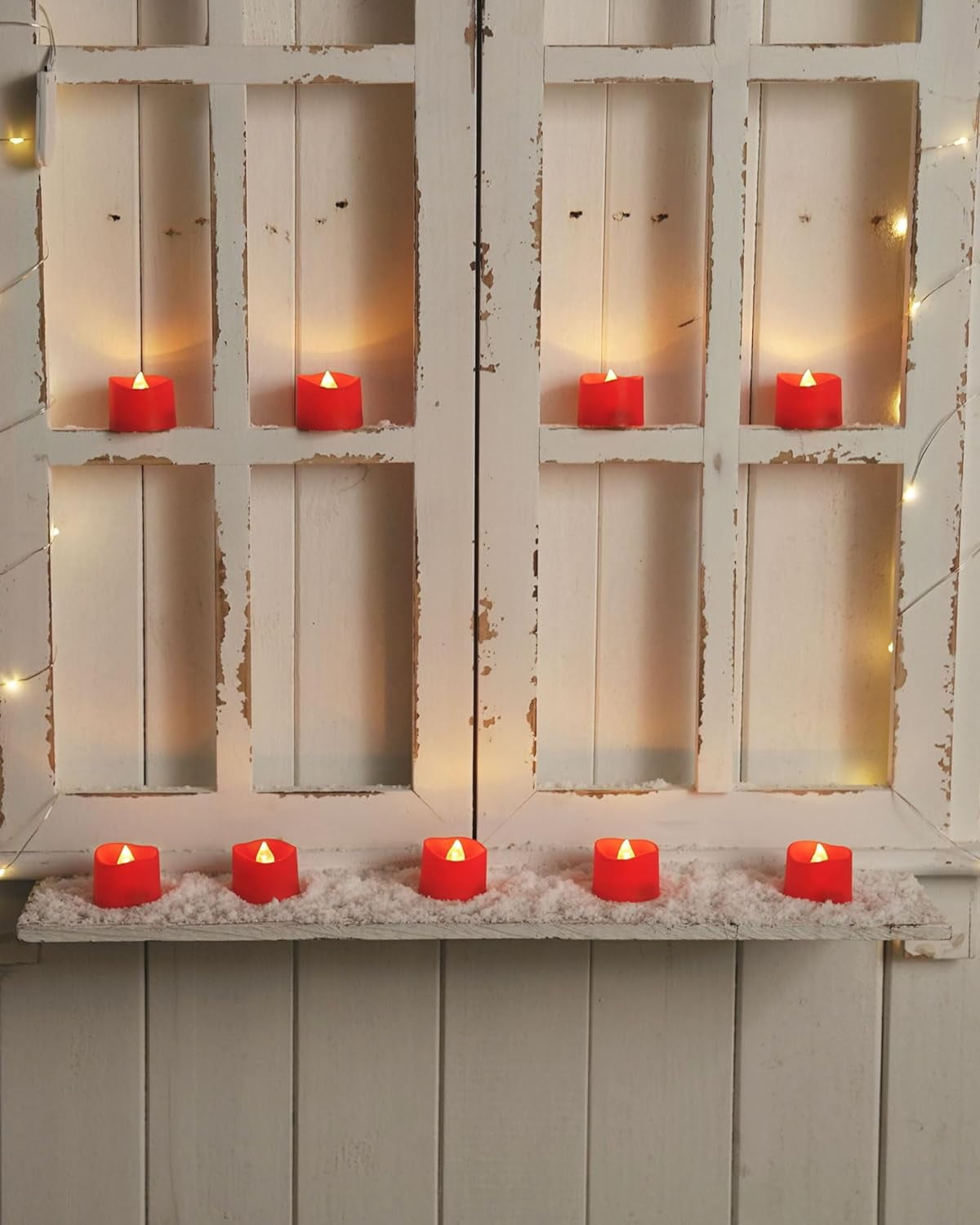 12Pcs Flickering Flameless Candle Battery Operated, 200+Hours Fake Electric LED Tea Lights for Votive, Centerpiece Table Decorations, Wedding, Aniversary, Halloween, Christmas