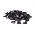 thumbnail image 2 of 100PCS 10.4R Black Nylon Screw Mounting R Type Cable Clamp Fastener Plastic Wires Cord Clip Fixer Holder Organizer for 3/8Inch /10.4MM Wire Management, 2 of 3