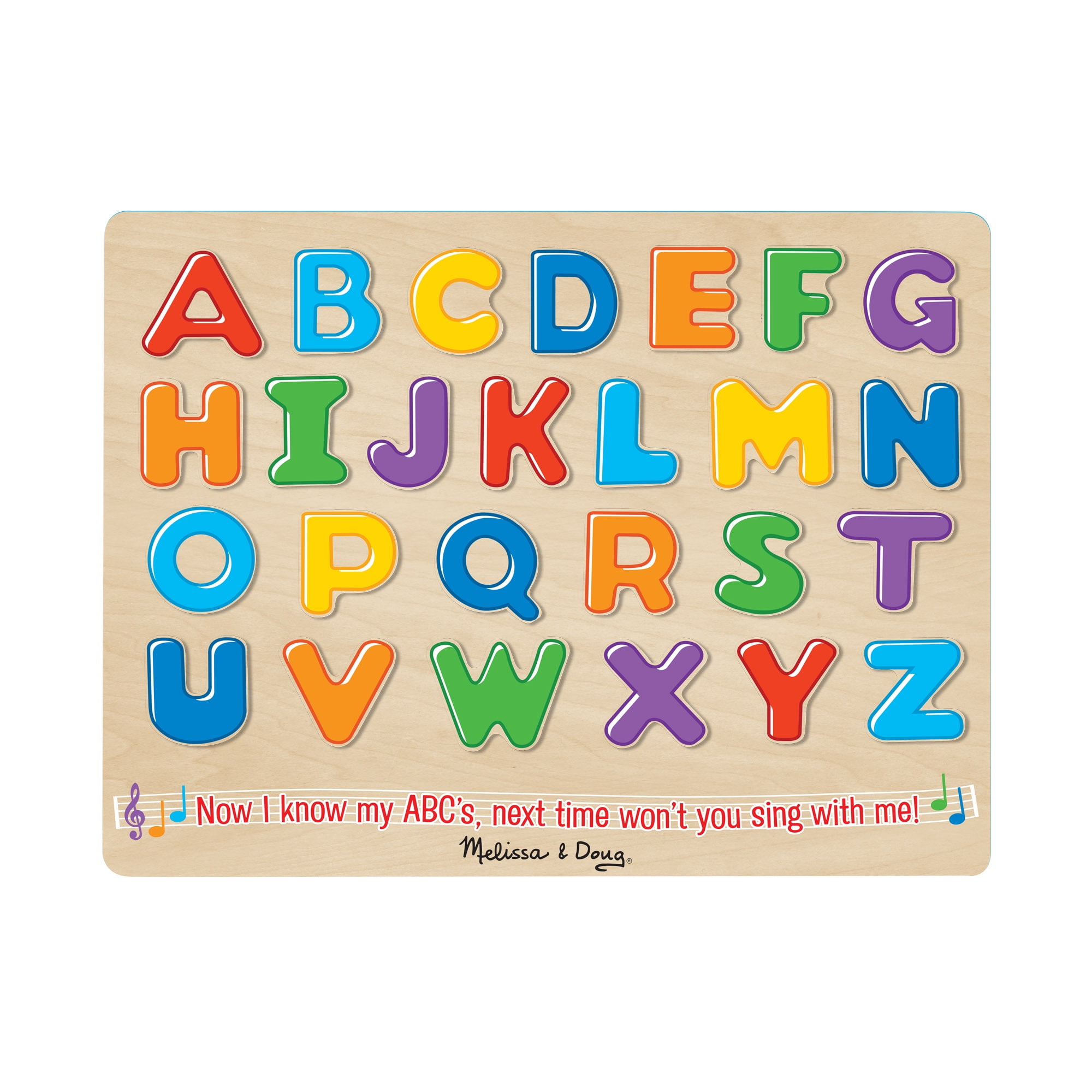Melissa & Doug Upper & Lower Case Alphabet Puzzle for sale online 