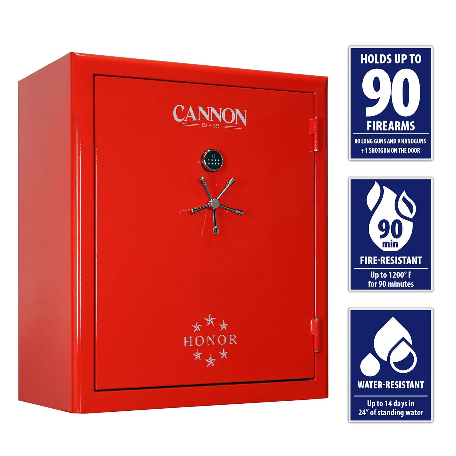 Cannon Honor 91 Red Gun Safe