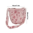 thumbnail image 3 of EUDIDV Valentine's Decor Love Shoulder Handbag Large Capacity Bucket Bags Plushs Hand-helds Underarm Crossbody Bag Valentine's Day Handbag Plushs Bags Romantic Presents, 3 of 6